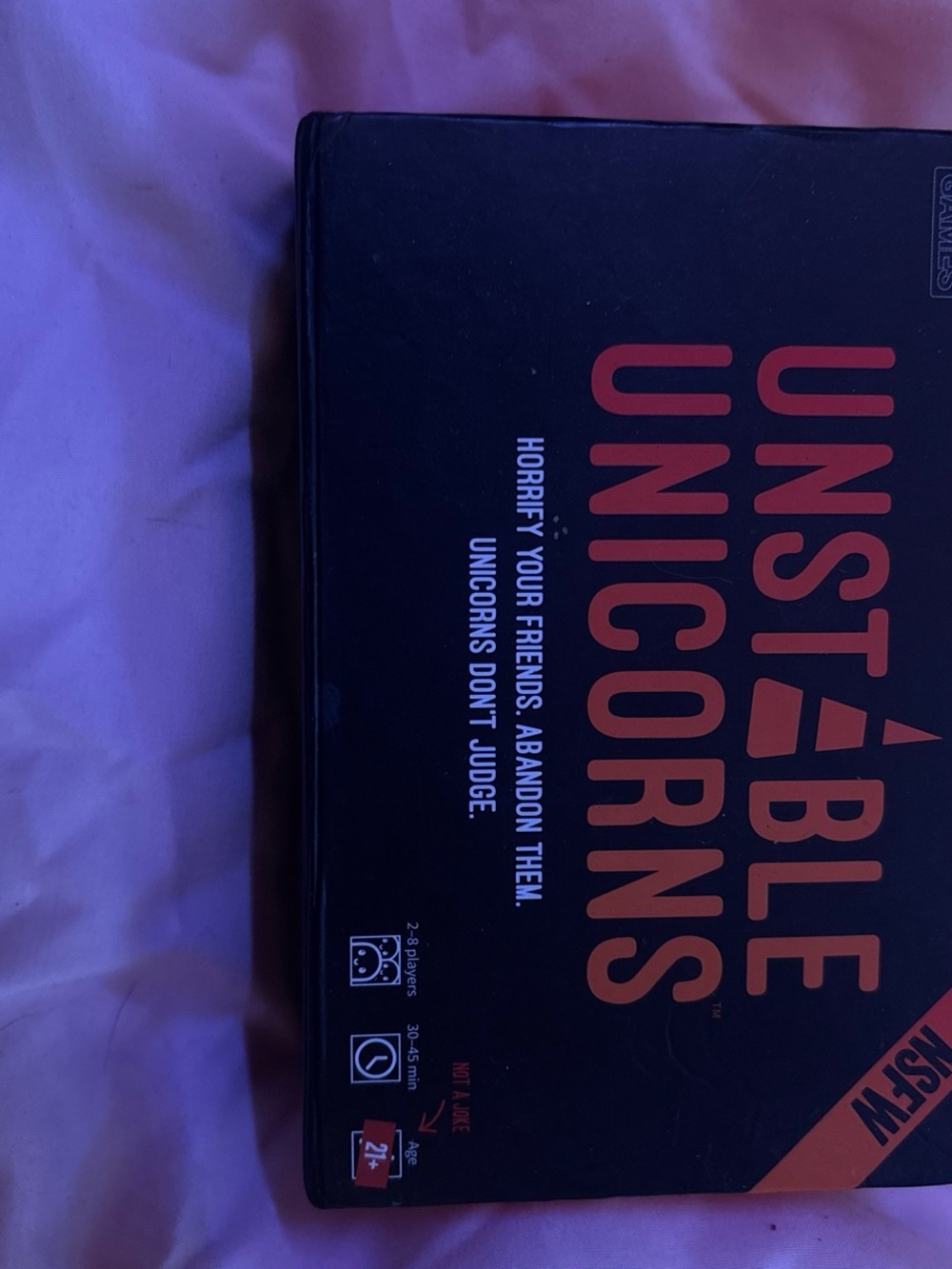 Unstable unicorns card game